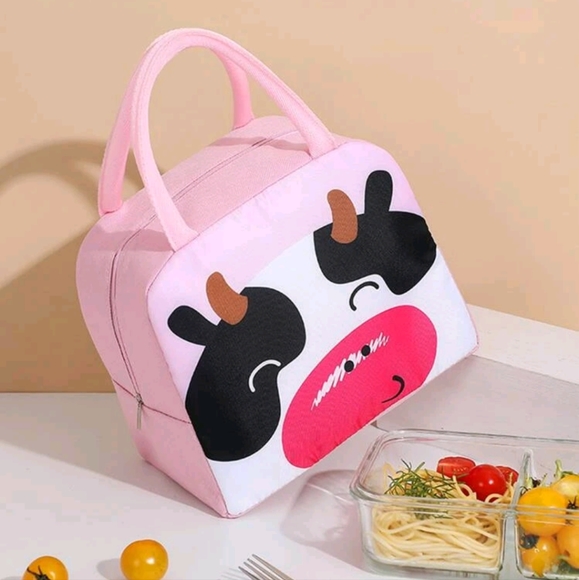🍉5 for $25* Cow Lunch Bag - Picture 3 of 3